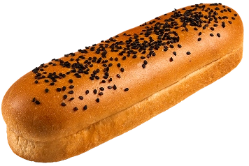 Hotdog ajonjolí negro